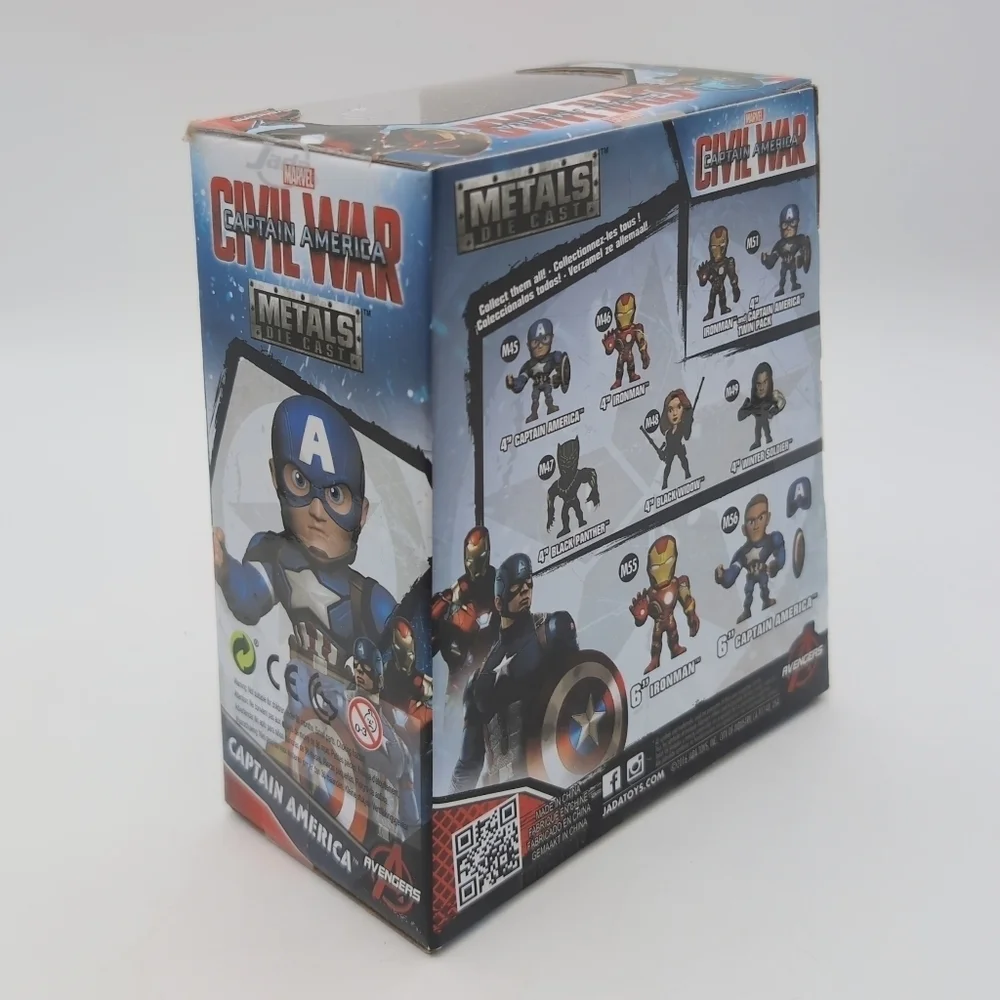 Captain America Metals Die Cast Figure Sealed 4in